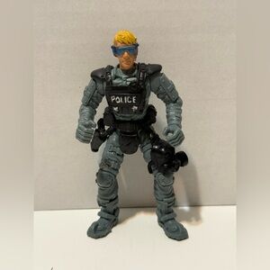 Chap Mei Police Force SWAT Action Figure Only 4”